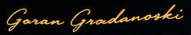 Signature of Goran Grozdanovski